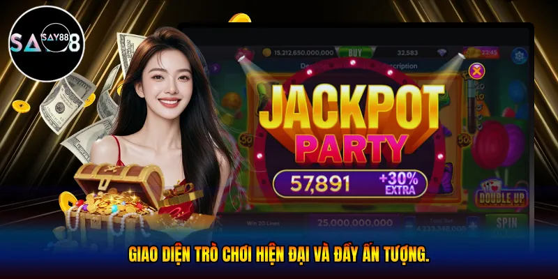 Giao diện trò chơi hiện đại và đầy ấn tượng